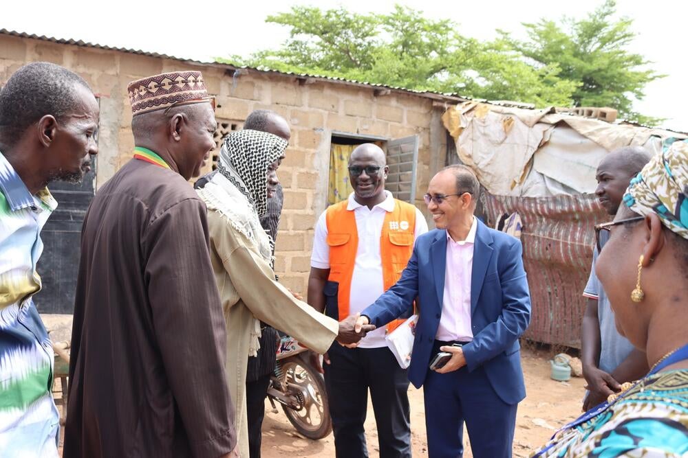 Le Représentant de UNFPA sur le site