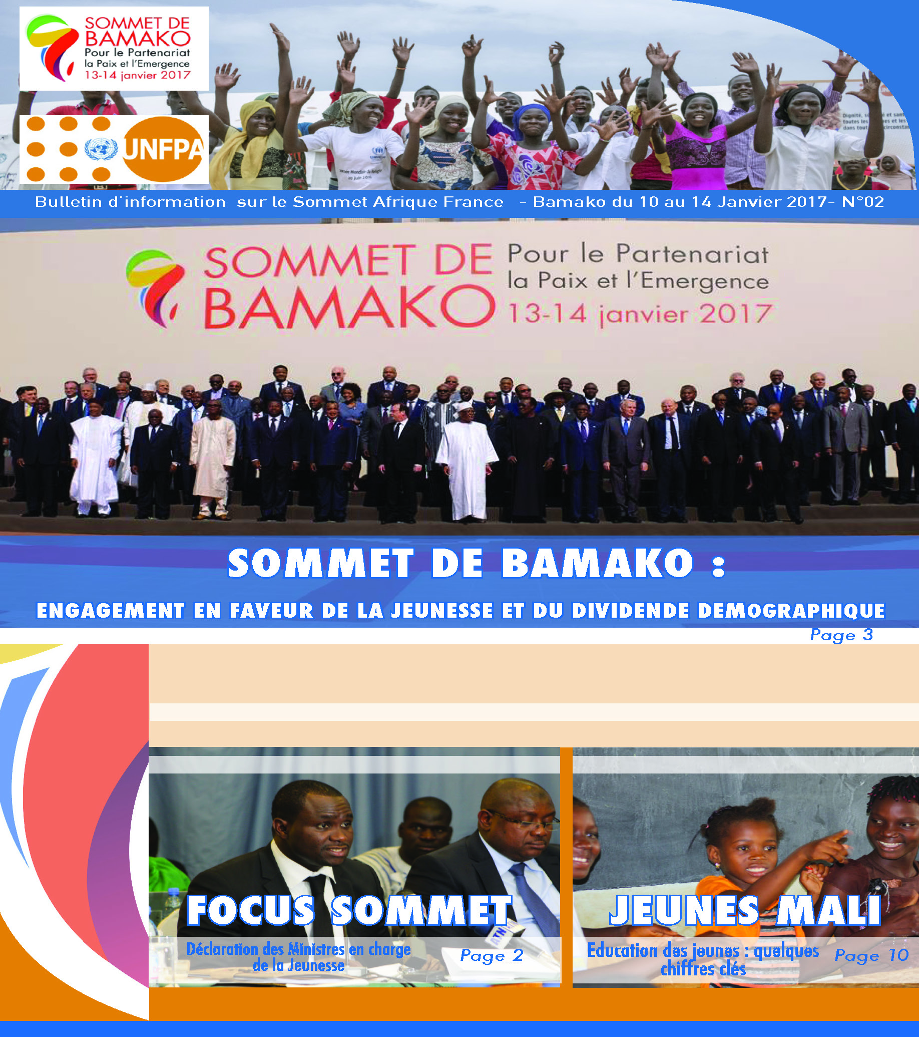 Bulletin d’information sur le Sommet Afrique France - Bamako du 10 au 14 Janvier 2017- N°02