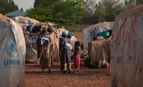 Femmes et filles déplacées sur le site de Socoura région de Mopti