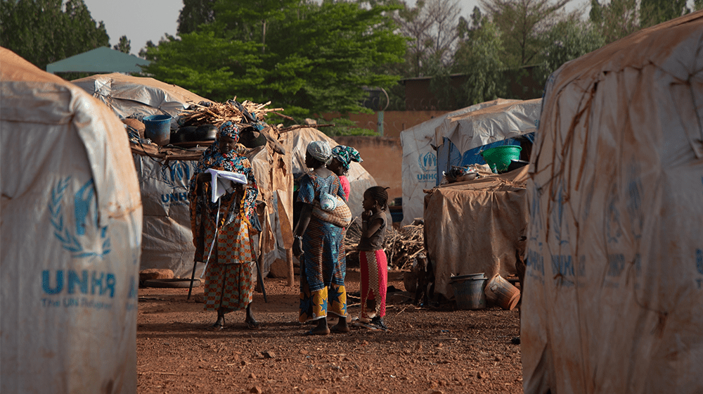 Femmes et filles déplacées sur le site de Socoura région de Mopti