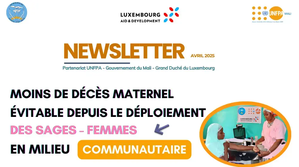 NEWSLETTER UNFPA MALI SUR LES SAGES FEMMES EN MILIEU COMMUNAUTAIRE AU MALI