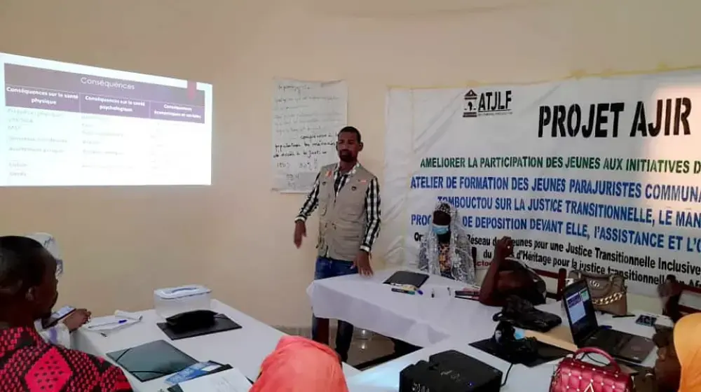 FORMATION DES PARAJURISTES COMMUNAUTAIRES SUR LES VBG