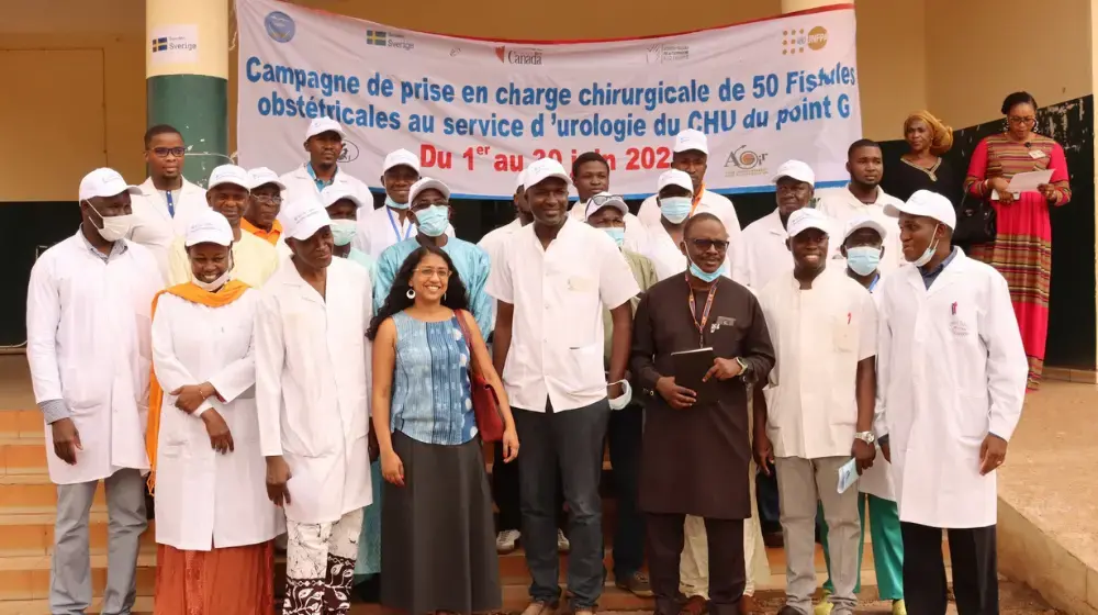 CAMPAGNE DE REPARATION DE LA FISTULE AU MALI, L’UNFPA SE REJOUIT DES PREMIERS RESULTATS DE BAMAKO