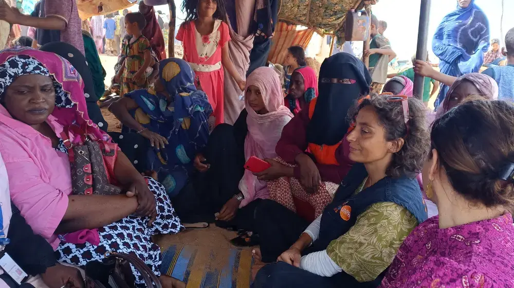 FABRIZIA FALCIONE DE UNFPA WCARO EN MISSION HUMANITAIRE AU MALI