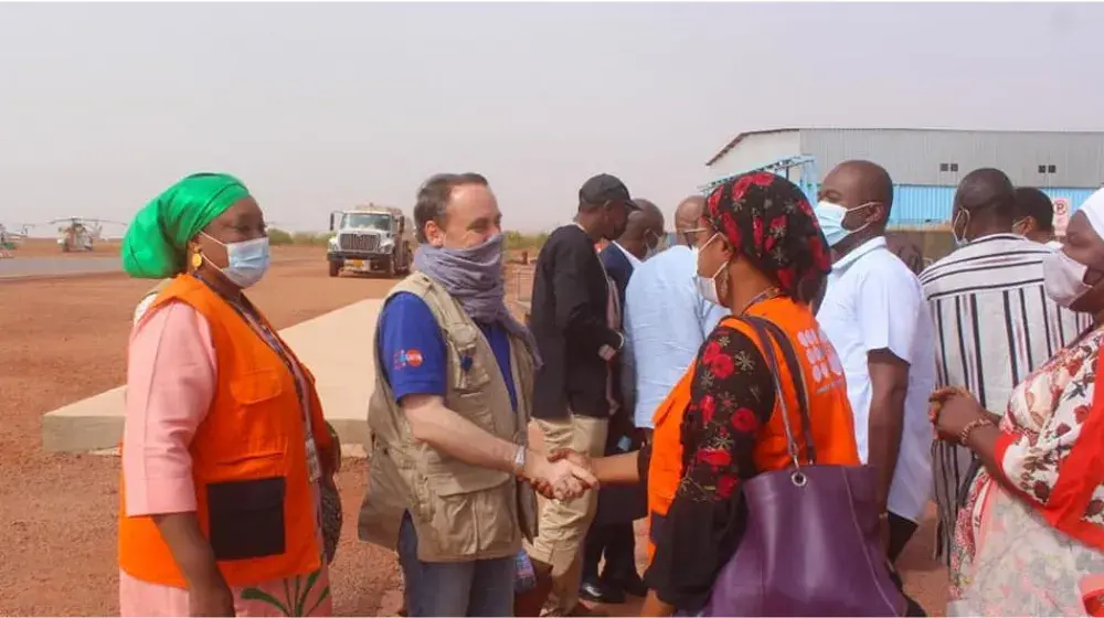 M. YVES SASSENRATH EN DEPLACEMENT A MOPTI, UNE REGION HUMANITAIRE