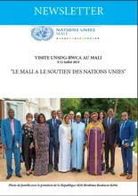 NEWSLETTER VISITE UNSDG - RWCA AU MALI